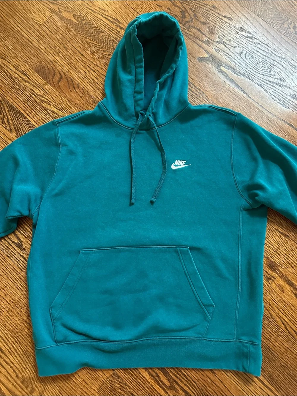 Nike Teal Hooded Sweatshirt - Men's Pullover Hoodie
